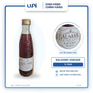 U&PI Balsamic Vinegar – Thùng 12 chai